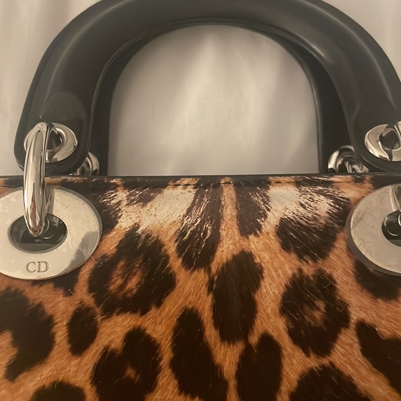 Lady Dior Mini Leopard Ponyhair Bag - Picture 5 of 8